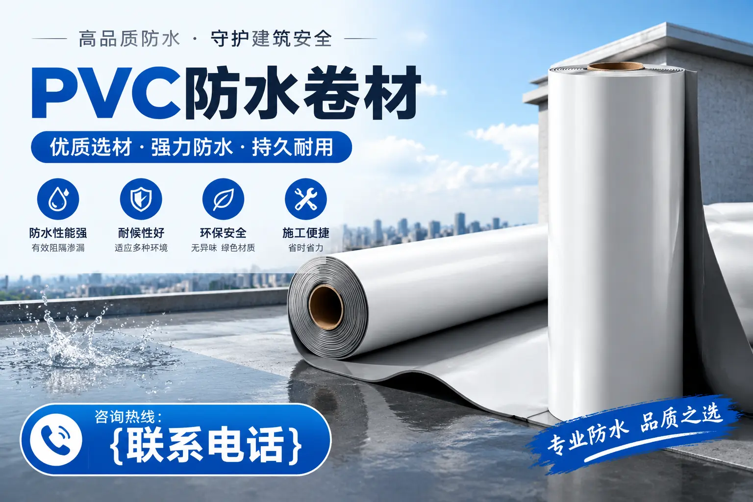 PVC防水卷材的选购技巧与注意事项，助您在西宁找到合适产品